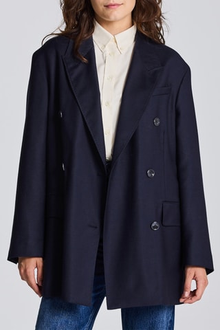 Veste en laine - Bleu nuit