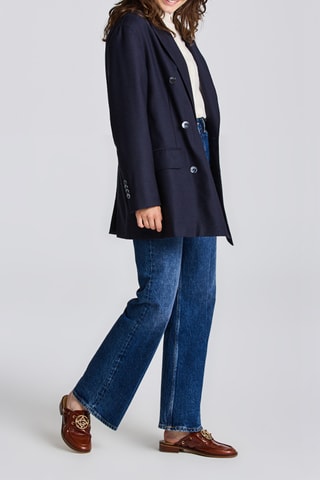 Veste en laine - Bleu nuit