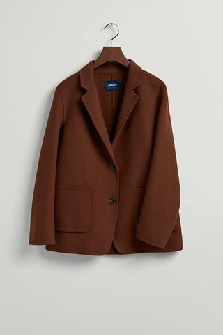 Veste en laine - Rouge brique