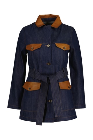 Veste en jean - Bleu foncé