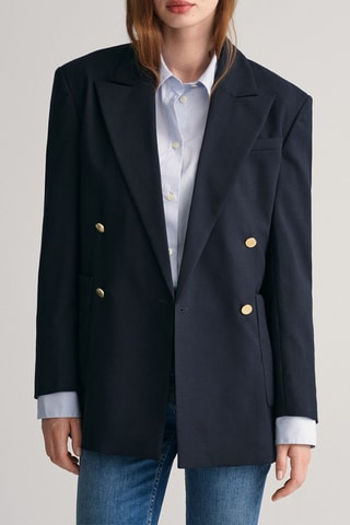 Veste en laine - Bleu nuit