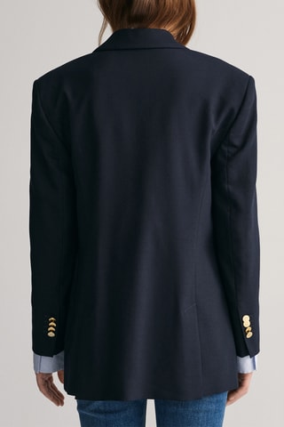 Veste en laine - Bleu nuit