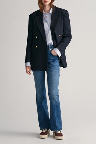 Veste en laine - Bleu nuit