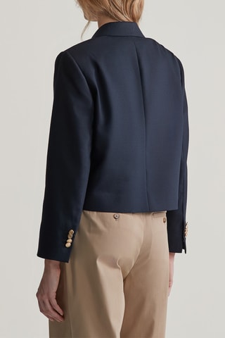 Veste en laine - Bleu nuit