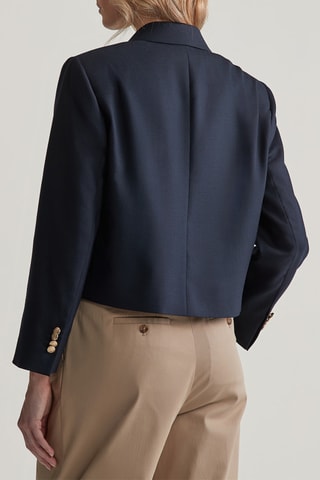 Veste en laine - Bleu nuit