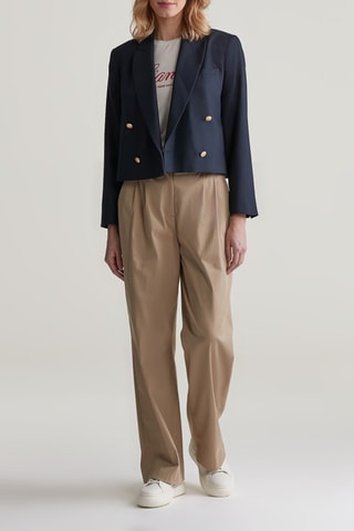 Veste en laine - Bleu nuit