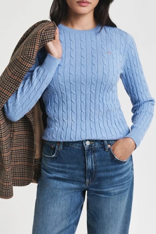 Pull en coton biologique - Ciel