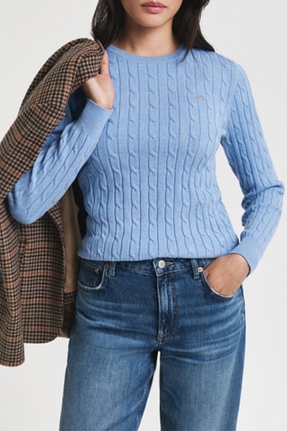 Pull en coton biologique - Ciel