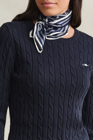 Pull en coton biologique - Bleu nuit