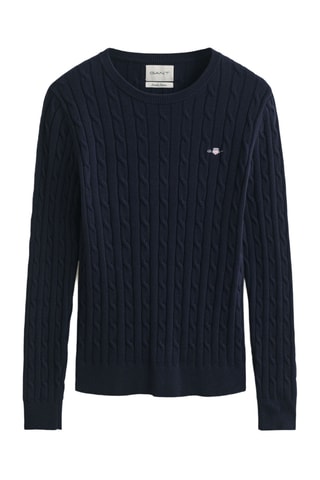 Pull en coton biologique - Bleu nuit