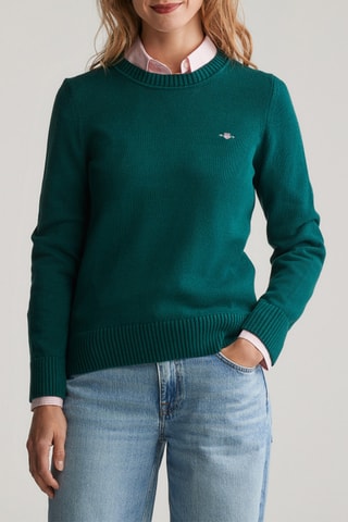 Pull en coton biologique - Vert