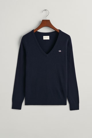 Pull en laine d’agneau - Bleu marine