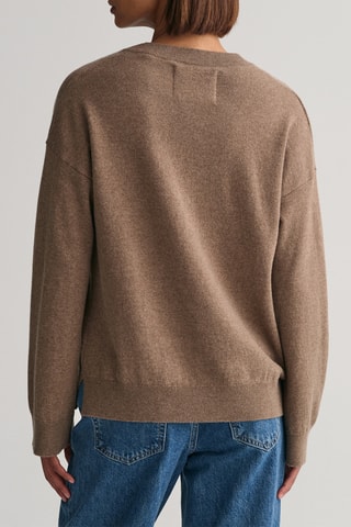Pull en laine d’agneau - Marron