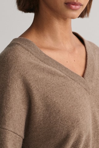 Pull en laine d’agneau - Marron