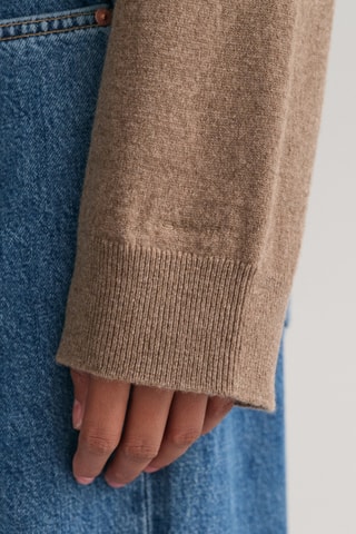 Pull en laine d’agneau - Marron