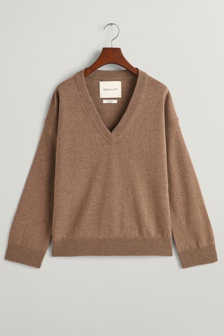 Pull en laine d’agneau - Marron
