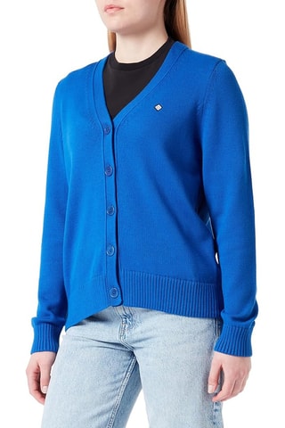 Gilet en coton biologique - Bleu cobalt