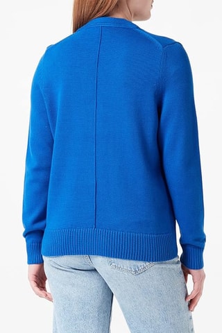 Gilet en coton biologique - Bleu cobalt