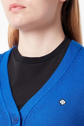 Gilet en coton biologique - Bleu cobalt