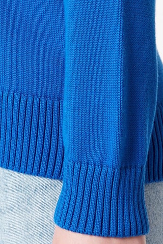 Gilet en coton biologique - Bleu cobalt