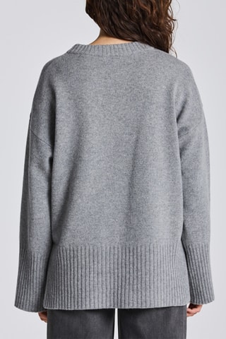 Pull en laine et cachemire - Gris