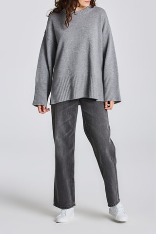 Pull en laine et cachemire - Gris