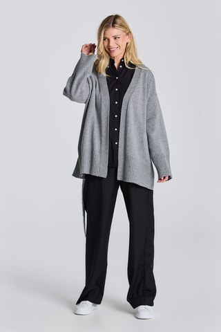 Gilet en laine et cachemire - Gris chiné