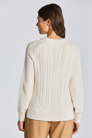 Pull en mérinos - Ecru