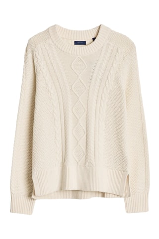 Pull en mérinos - Ecru