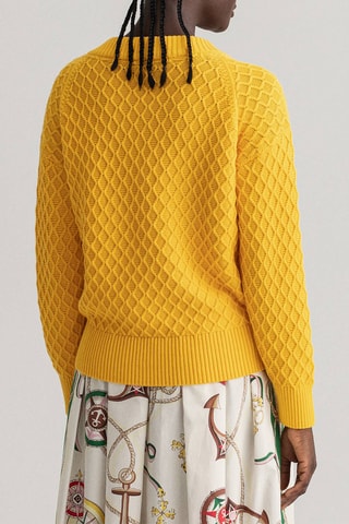 Pull en coton biologique - Jaune