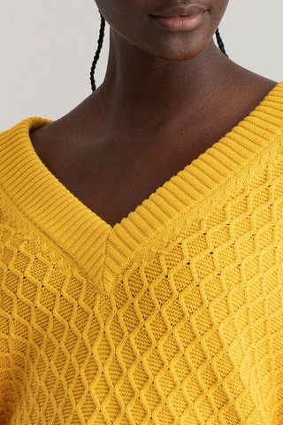 Pull en coton biologique - Jaune