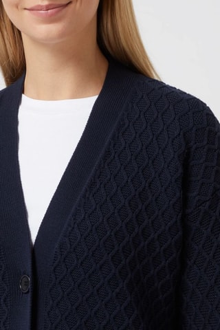 Gilet en coton biologique - Bleu marine