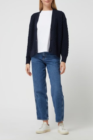 Gilet en coton biologique - Bleu marine