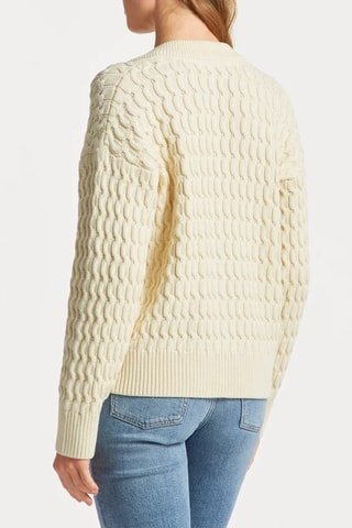 Gilet en coton biologique - Ecru
