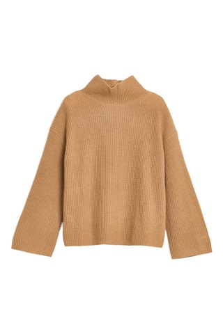 Pull en laine d’agneau - Kaki