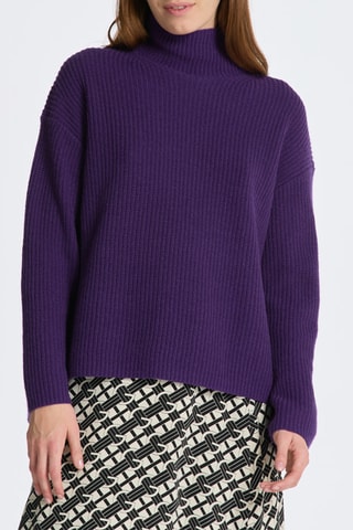 Pull en laine d’agneau - Violet