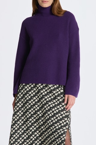Pull en laine d’agneau - Violet
