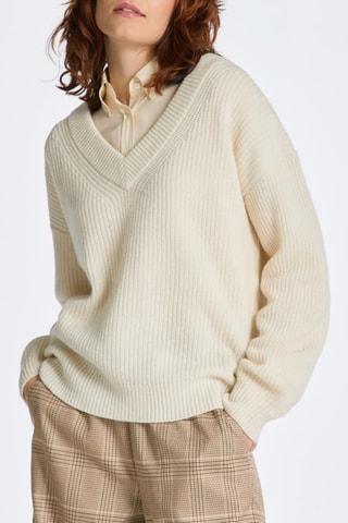Pull en laine d’agneau - Ecru