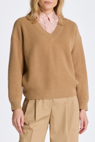 Pull en laine d’agneau - Marron clair
