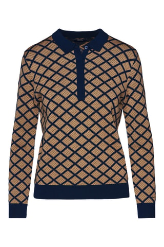 Pull en mérinos - Bleu marine