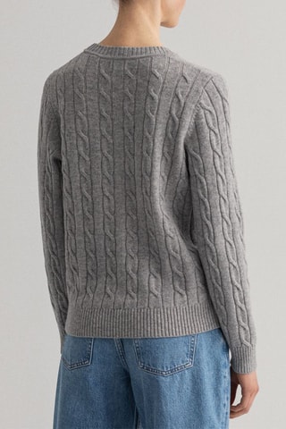Pull en laine d’agneau - Gris chiné