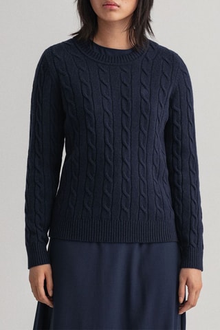 Pull en laine d’agneau - Bleu marine