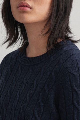 Pull en laine d’agneau - Bleu marine