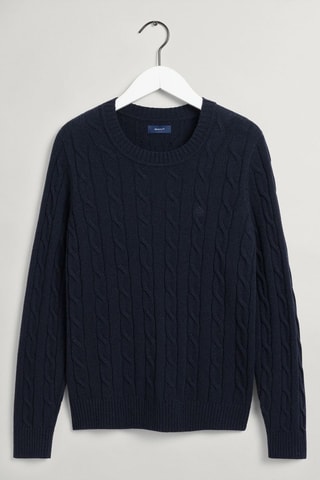 Pull en laine d’agneau - Bleu marine