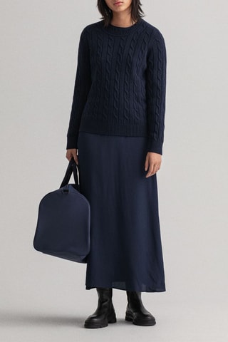 Pull en laine d’agneau - Bleu marine