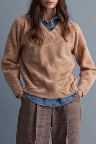 Pull en laine d’agneau - Beige