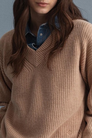 Pull en laine d’agneau - Beige