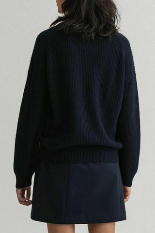 Pull en laine d’agneau - Bleu marine