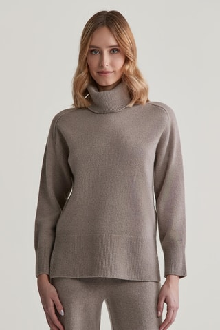 Pull en laine et cachemire - Gris