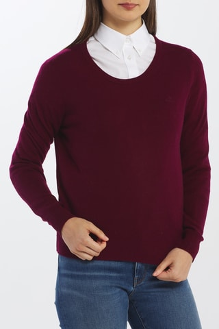 Pull en laine d’agneau - Bordeaux
